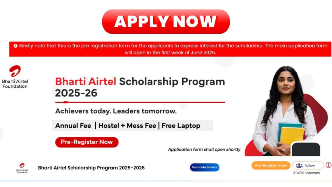 Airtel Laptop Scholarship Scheme